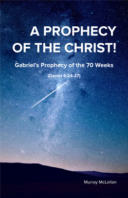 A Prophecy of the Christ!