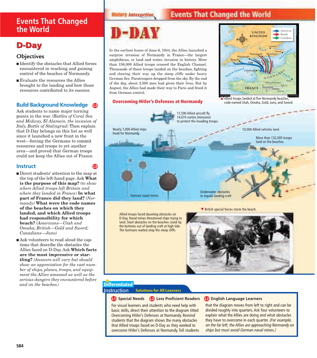 Events That Changed the World D-Day