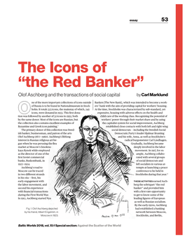 The Icons of “The Red Banker”