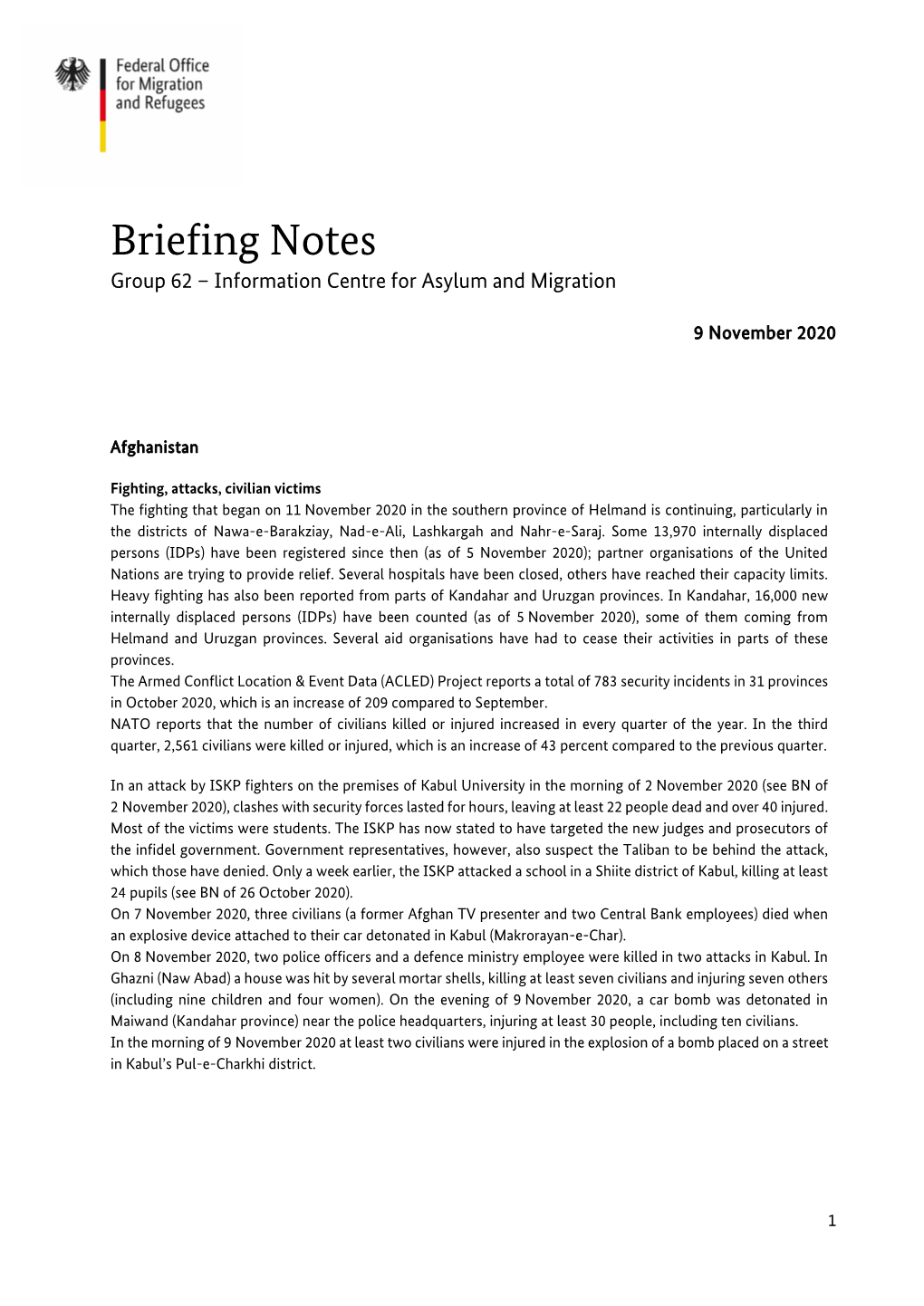 Briefing Notes KW46 2020 Englisch