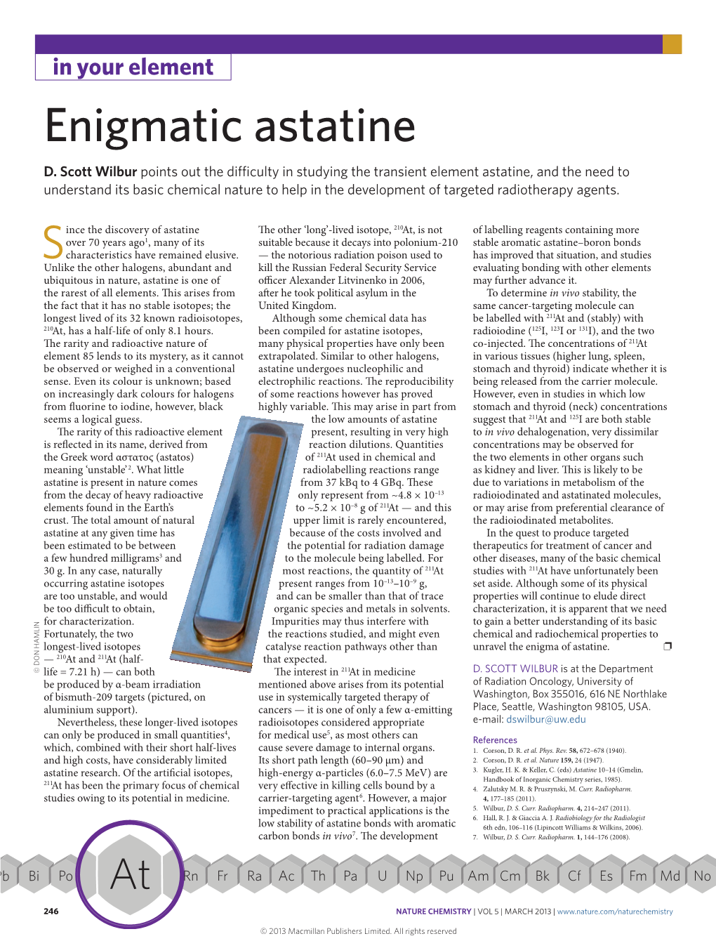 Enigmatic Astatine D