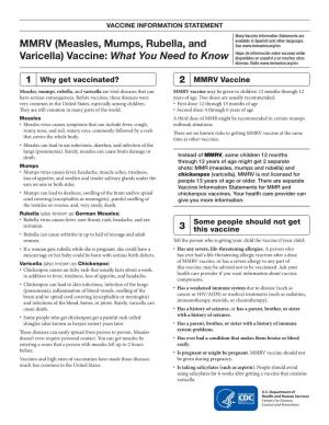 Vaccine Information Statement
