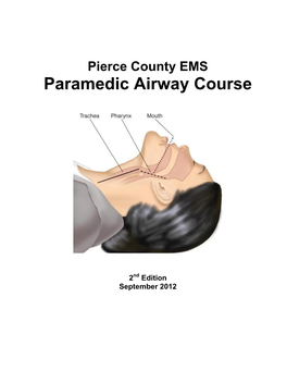 Paramedic Airway Management Course