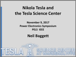 Tesla Science Center at Wardenclyffe Bought the Wardenclyffe Property