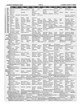 Sunday Morning Grid 7/26/15 Latimes.Com/Tv Times