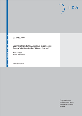 Learning from Latin America's Experience: Europe's Failure in The