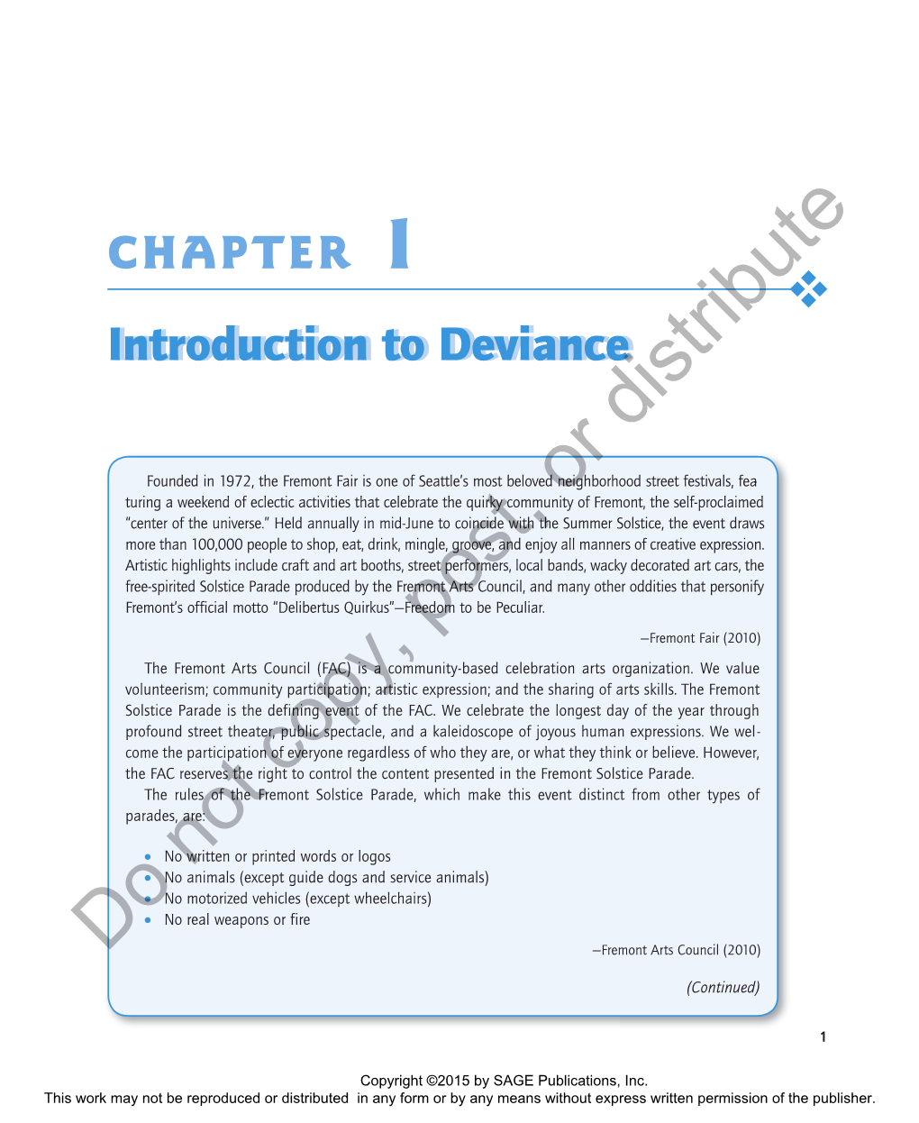 CHAPTER 1 Introduction to Deviance