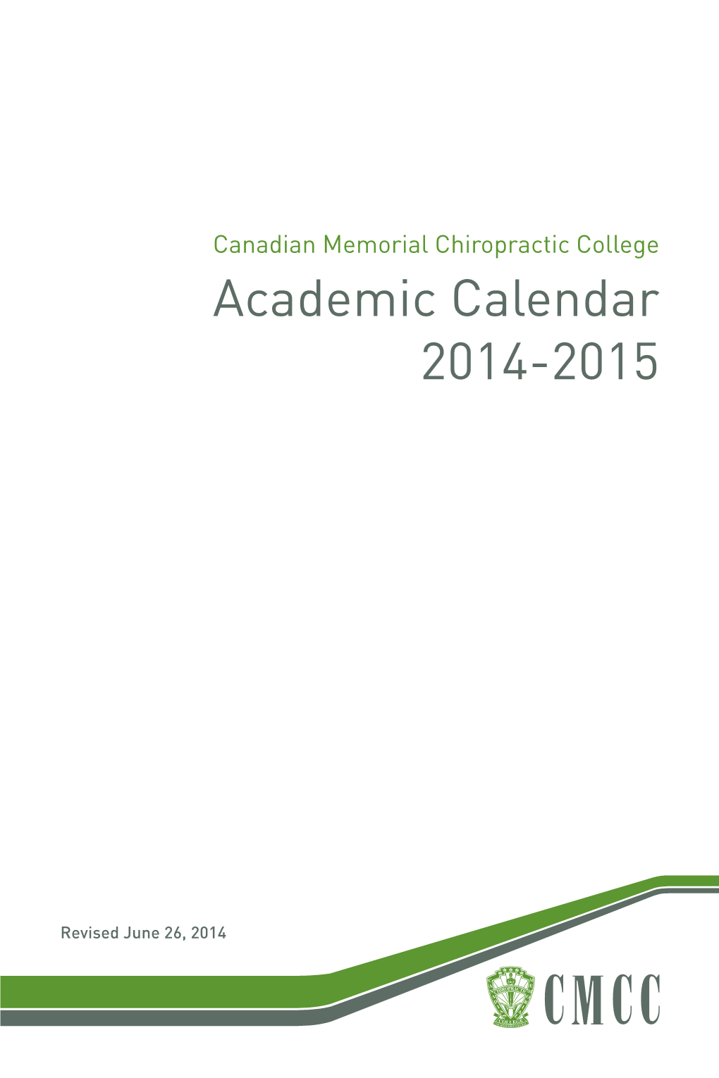 Academic Calendar 2014-2015