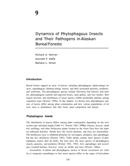 Dynamics of Phytophagous Insects and Their Pathogens in Alaskan Boreal Forests