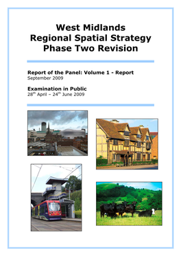 West Midlands Regional Spatial Strategy Phase Two Revision