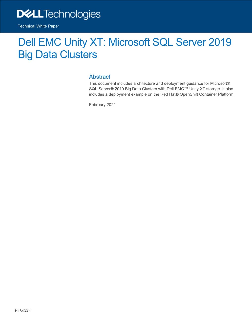 dell-emc-unity-xt-microsoft-sql-server-2019-big-data-clusters-docslib