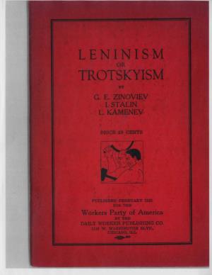 Leninism Or Trotskyism.Pdf