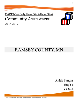 Community Assessment RAMSEY COUNTY, MN