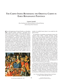 Rethinking the Oriental Carpet in Early Renaissance Paintings