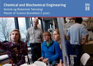 Master's Program in Chemical and Biochemical Engineering