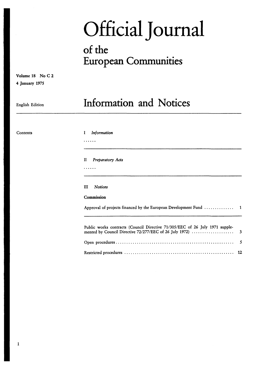 Official Journal of the European Communities