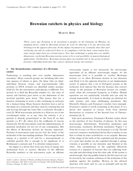 Brownian Ratchets in Physics and Biology