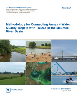 Methodology for Connecting Annex 4 Water Quality Targets with Tmdls in the Maumee River Basin