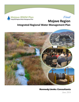 2014 Mojave Region Integrated Regional