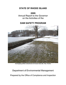 Dam Safety Program
