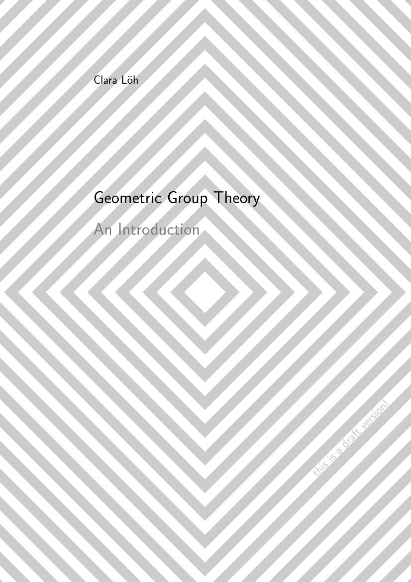 Geometric Group Theory: an Introduction