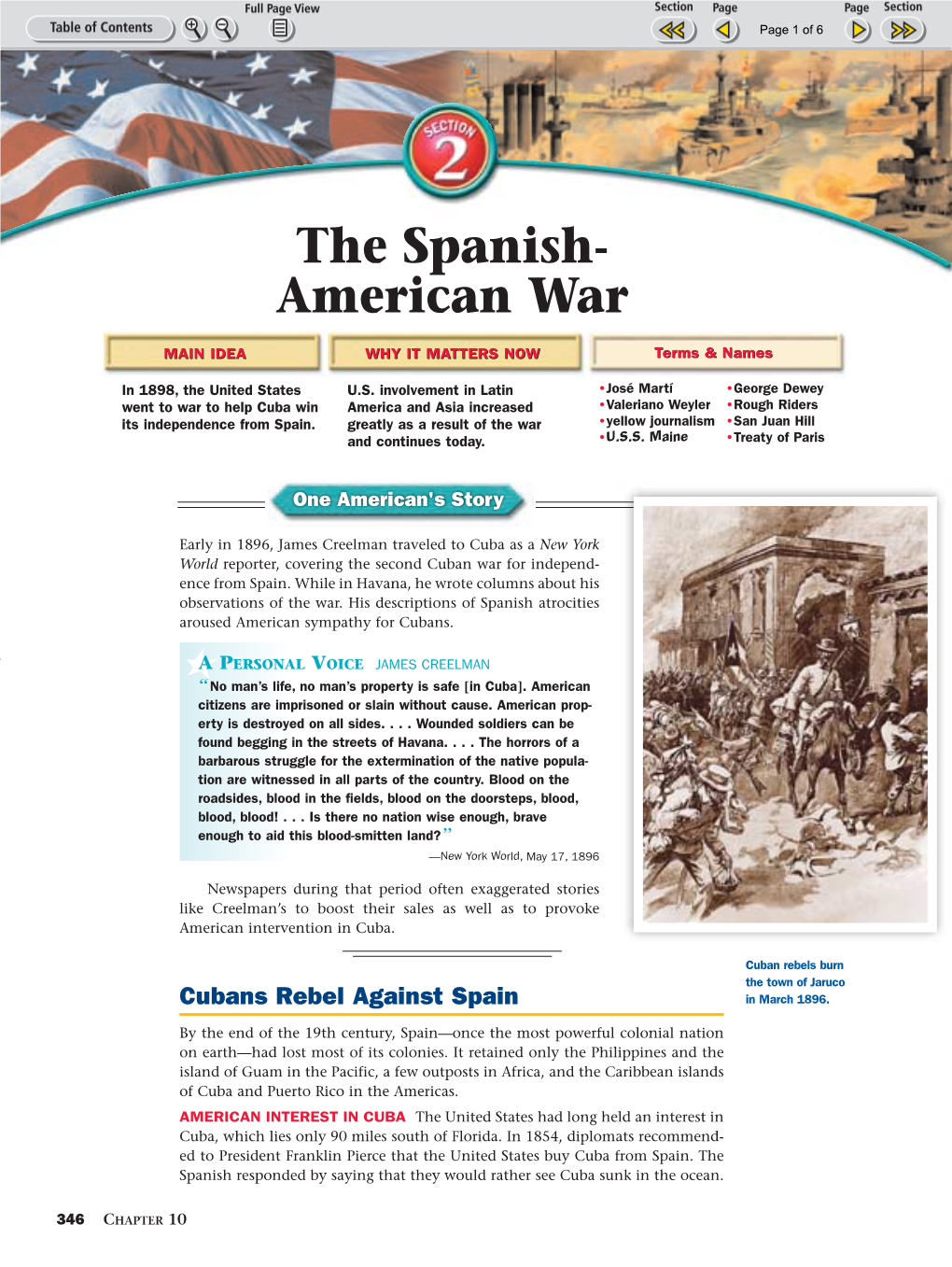 The Spanish- American War