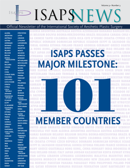 Isaps Passes Major Milestone: Member Countries