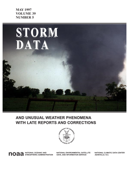 Storm Data and Unusual Weather Phenomena