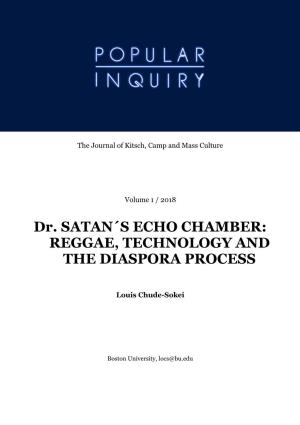 Dr. SATAN´S ECHO CHAMBER: REGGAE, TECHNOLOGY and the DIASPORA PROCESS