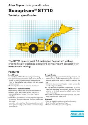 Scooptram® ST710 Technical Specification