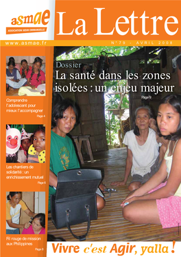 La Santé Dans Les Zones Isolées : Un Enjeu Majeur Page 9 Comprendre L'adolescent Pour Mieux L'accompagner Page 4