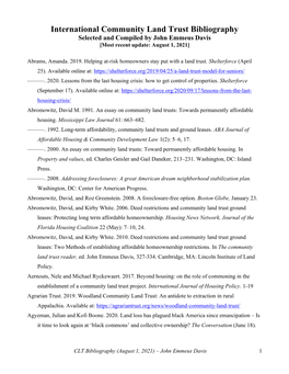 PDF of CLT Bibliography