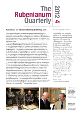 The Rubenianum Quarterly