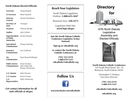 Directory of North Dakota Elected Officials