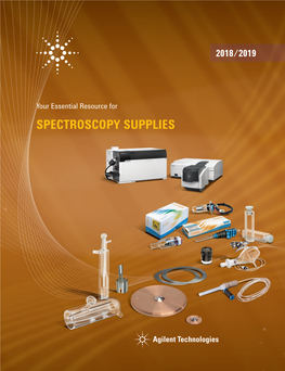 Spectroscopy Supplies Catalog