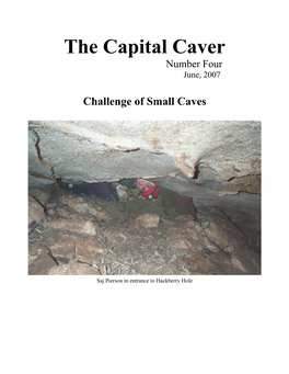 The Capital Caver Number Four June, 2007