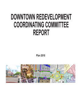 Downtown Redevelopment Coordinating Committee Report