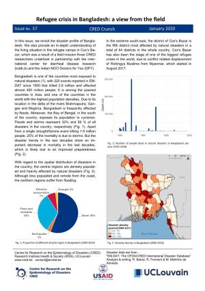 Refugee Crisis in Bangladesh: a View from the Field Issue No