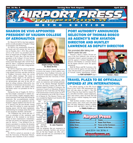 Airport Press Where We Have Experienced a Transforma- National Part- Airport News