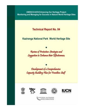 Kaziranga National Park Technical Report 4