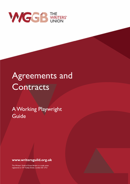 WGGB Working Playwright Agreements and Contracts V10.Pub