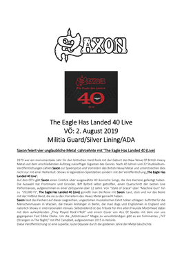 The Eagle Has Landed 40 Live VÖ: 2