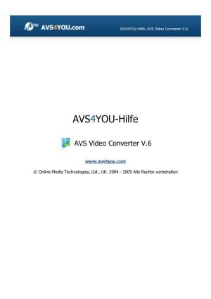 AVS Video Converter V.6