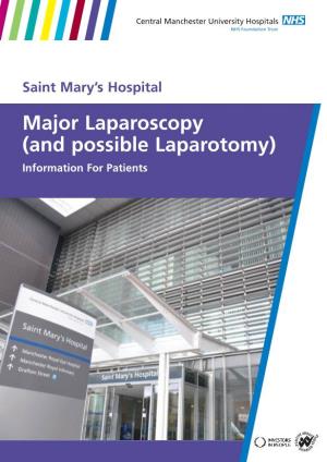 Laparoscopy and Possible Laparotomy