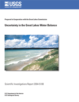 Uncertainty in the Great Lakes Water Balance