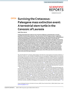 Surviving the Cretaceous-Paleogene Mass Extinction Event