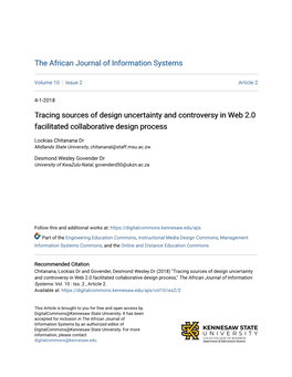 Tracing Sources of Design Uncertainty and Controversy in Web 2.0 Facilitated Collaborative Design Process