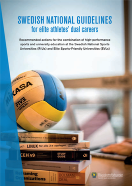 SWEDISH NATIONAL GUIDELINES for Elite Athletes’ Dual Careers