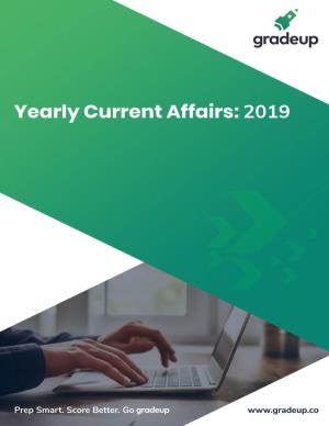 Yearly Current Affairs 2019 PDF in English, Download Here