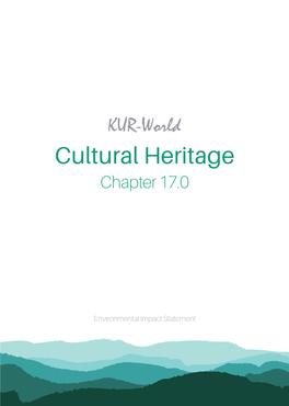 Chapter 17 – Cultural Heritage